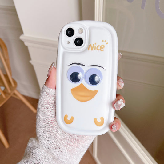 Seagull 3D Cute Eyes Phone Case fro iPhone